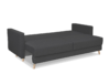 CONCOLI Rozkładana sofa DL z poduchami szara ciemny szary - zdjęcie 3