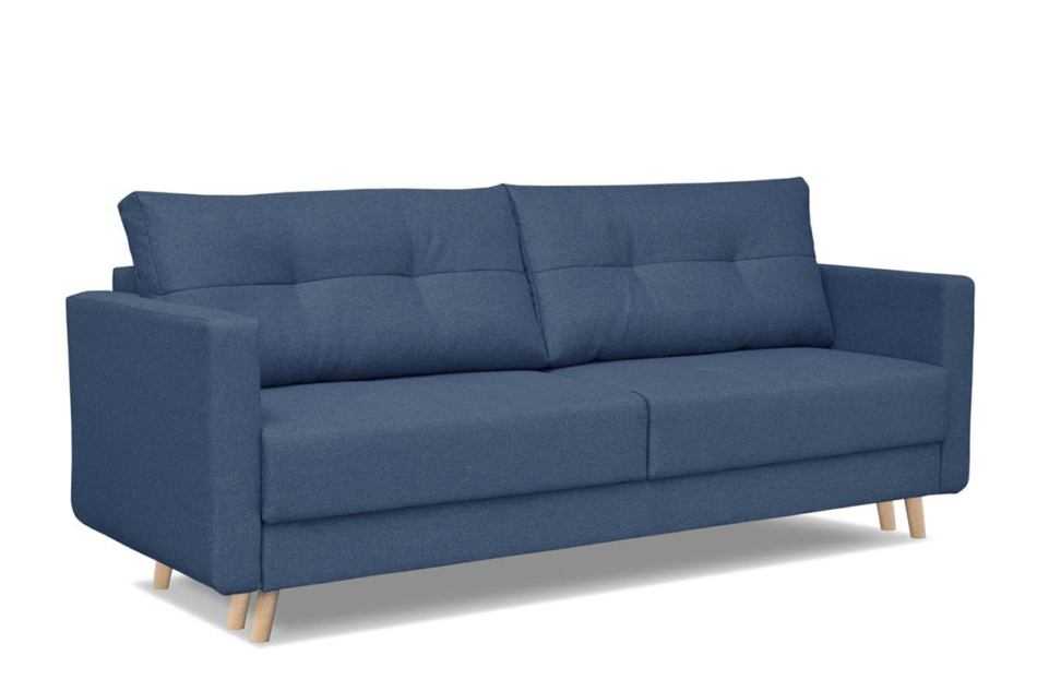 CONCOLI Rozkładana sofa DL z poduchami granatowa granatowy - zdjęcie 1