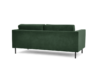 TOZZI Welurowa sofa 200 cm na metalowych nóżkach butelkowa zieleń zielony - zdjęcie 3