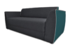 GALO Designerska kolorowa sofa młodzieżowa ciemny szary/jasny szary/turkusowy - zdjęcie 2