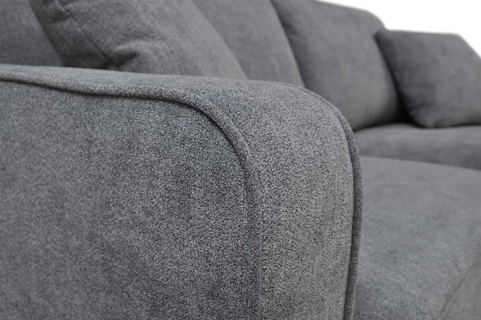 FELI Sofa z dodatkowymi poduszkami szara szary - zdjęcie 5
