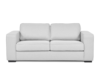 BINTU Sofa z funkcją spania codziennego z materacem jasnoszara jasny szary - zdjęcie 1
