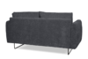 MINO Komfortowa sofa 2 osobowa do salonu na metalowym stelażu szary antracytowy - zdjęcie 4