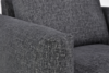 MINO Komfortowa sofa 2 osobowa do salonu na metalowym stelażu szary antracytowy - zdjęcie 5
