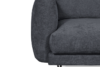 MINO Komfortowa sofa 3 osobowa do salonu na metalowym stelażu szary antracytowy - zdjęcie 6