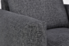 MINO Komfortowa sofa 3 osobowa do salonu na metalowym stelażu szary antracytowy - zdjęcie 5
