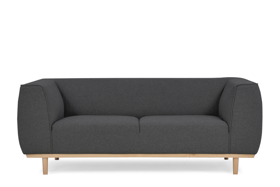 PUMI Skandynawska sofa z niskim oparciem szara ciemny szary - zdjęcie 0
