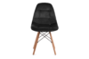 MICO Nowoczesne krzesło welurowe ciemnoszare ciemny szary - zdjęcie 2