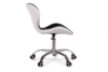 OBTUS Krzesło obrotowe do biurka czarne czarny/biały - zdjęcie 3