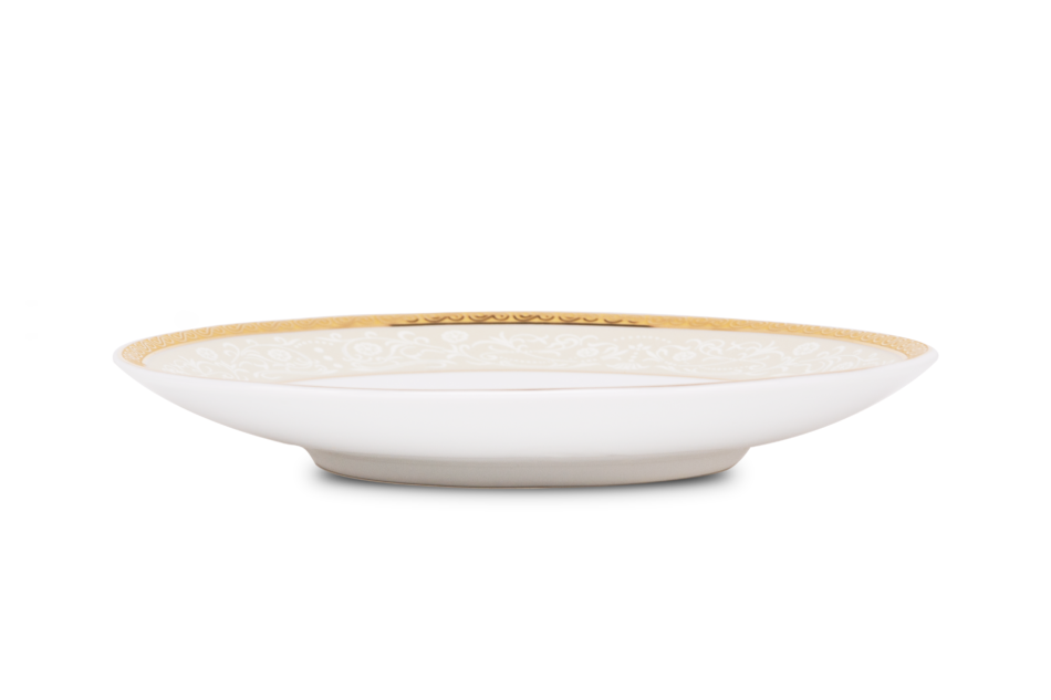 AGAWA GOLD Serwis herbaciany polska porcelana 12 elementów biały / złoty wzór dla 6 os. Gold - zdjęcie 5