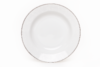 DIAMENT PLATIN Serwis obiadowy polska porcelana 6 os. Biały / platynowy wzór Platin - zdjęcie 7