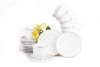 DIAMENT PLATIN Serwis herbaciany polska porcelana 6 os. Biały / platynowy wzór Platin - zdjęcie 3