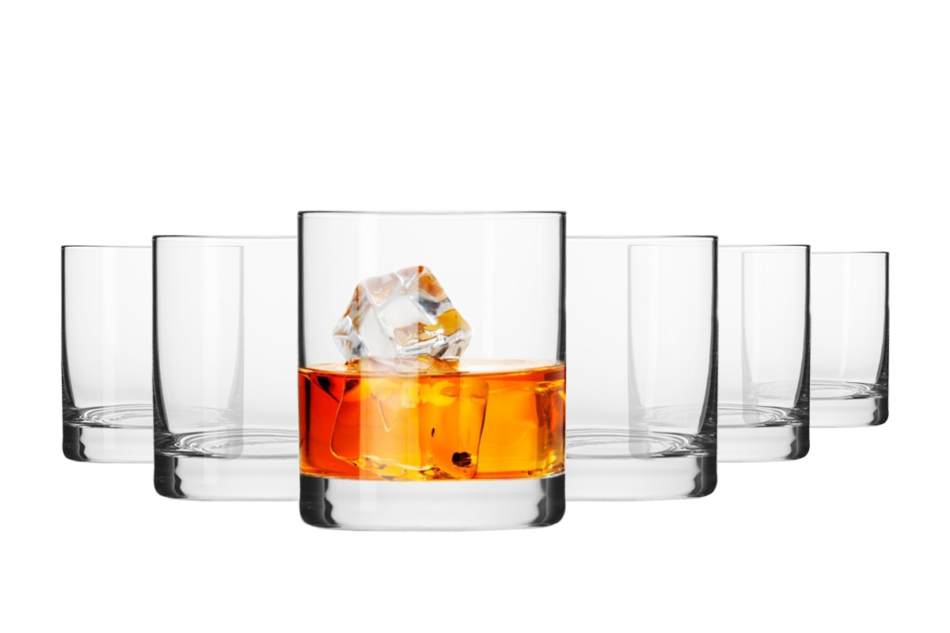 BASIC Szklanka do whisky (6 szt.) przezroczysty - zdjęcie 0