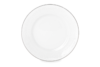AMELIA LUIZA Zestaw obiadowy porcelana 25 elementów biały / srebrny wzór dla 6 os. Luiza - zdjęcie 3