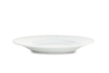 AMELIA LUIZA Zestaw obiadowy porcelana 18 elementów biały / srebrny wzór dla 6 os. Luiza - zdjęcie 5