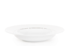 AMELIA SATYNA Zestaw obiadowy porcelana 18 elementów biały / srebrny wzór dla 6 os. Satyna - zdjęcie 7