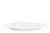 AMELIA PLATYNA Zestaw obiadowy porcelana 24 elementy biały / platynowy wzór dla 6 os. Platyna - zdjęcie 3