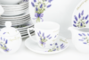 BOSS LAWENDA Zestaw porcelanowy obiadowo-kawowy na 6 os. Biały / wzór lawendy Lawenda - zdjęcie 12
