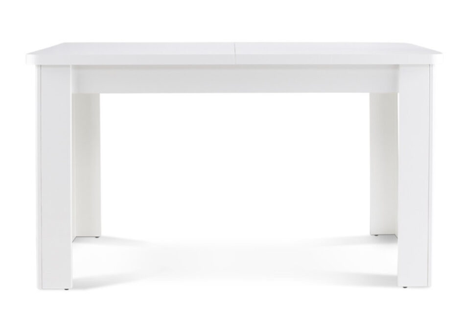 AVERO Rozkładany stół w stylu skandynawskim biały biały połysk - zdjęcie 0