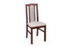 CIBUS, EDERE Rozkładany klasyczny stół z 4 krzesłami do jadalni orzech orzech/jasny beż|orzech - zdjęcie 7