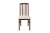 CIBUS, EDERE Rozkładany klasyczny stół z 4 krzesłami do jadalni orzech orzech/jasny beż|orzech - zdjęcie 8