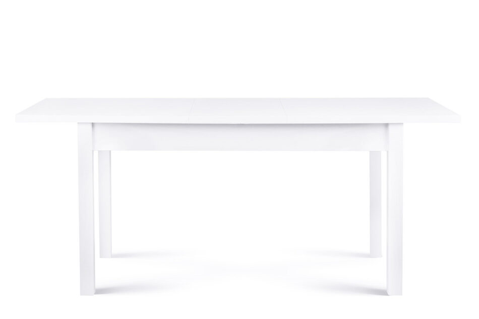 CENARE Zestaw rozkładany  stół i białe krzesła 4 szt. w stylu skandynawskim biały - zdjęcie 4