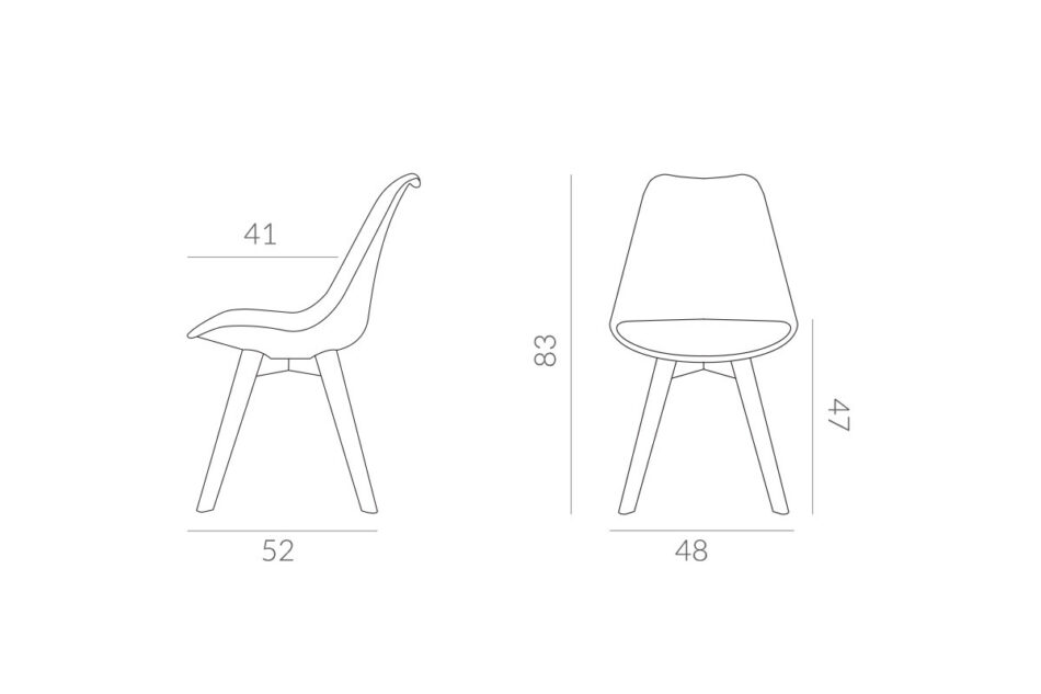 CALDO Zestaw do jadalni duży stół rozkładany dąb i 4 białe krzesła biały/dąb naturalny - zdjęcie 4
