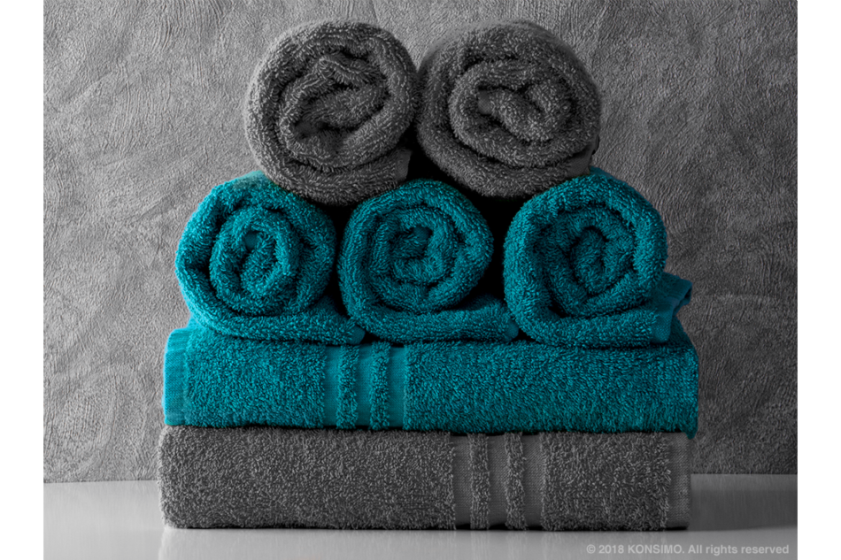 MANTEL Komplet ręczników średnich 4 szt. szary - zdjęcie 11