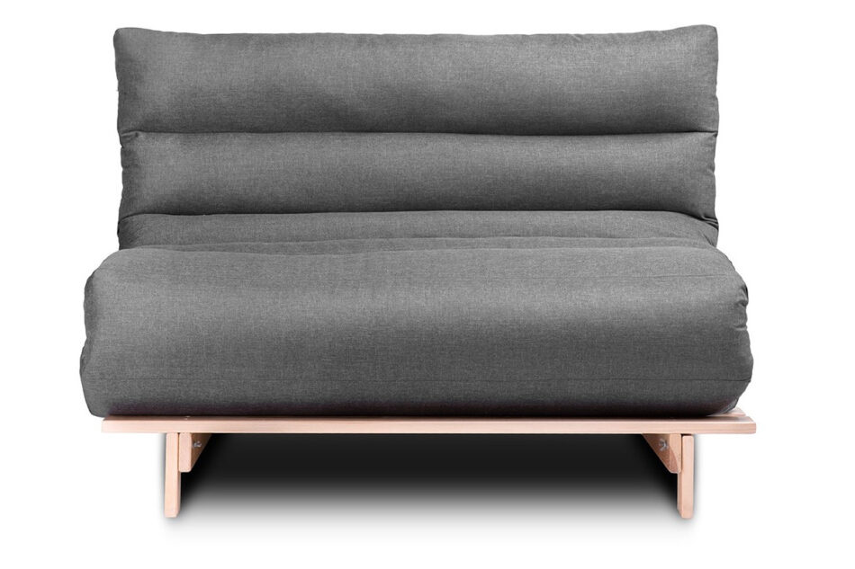 FUTURI Sofa futon japoński styl szary/brązowy - zdjęcie 0