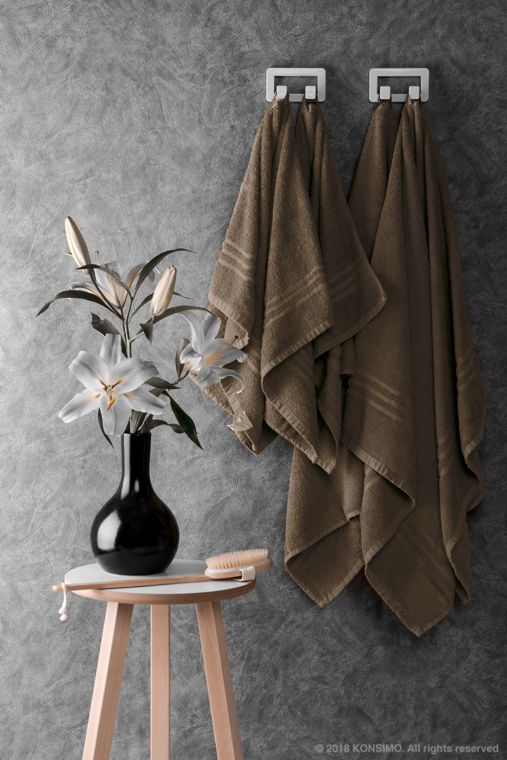 MANTEL Ręcznik ciemny beż - zdjęcie 6