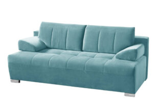TANTO, https://konsimo.pl/kolekcja/tanto/ Nowoczesna pikowana sofa rozkładana turkusowa turkusowy - zdjęcie