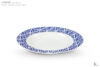 LIVIDUS Zestaw obiadowy porcelanowy grecki wzór biały / niebieski dla 4 os. biały/niebieski - zdjęcie 5