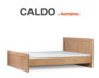 CALDO Proste łóżko 140 x 200 cm dąb naturalny dąb naturalny - zdjęcie 7