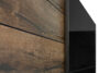 GALAXY Komoda z półkami i szufladami w stylu industrialnym dąb / czarna dąb monastery/czarny - zdjęcie 4