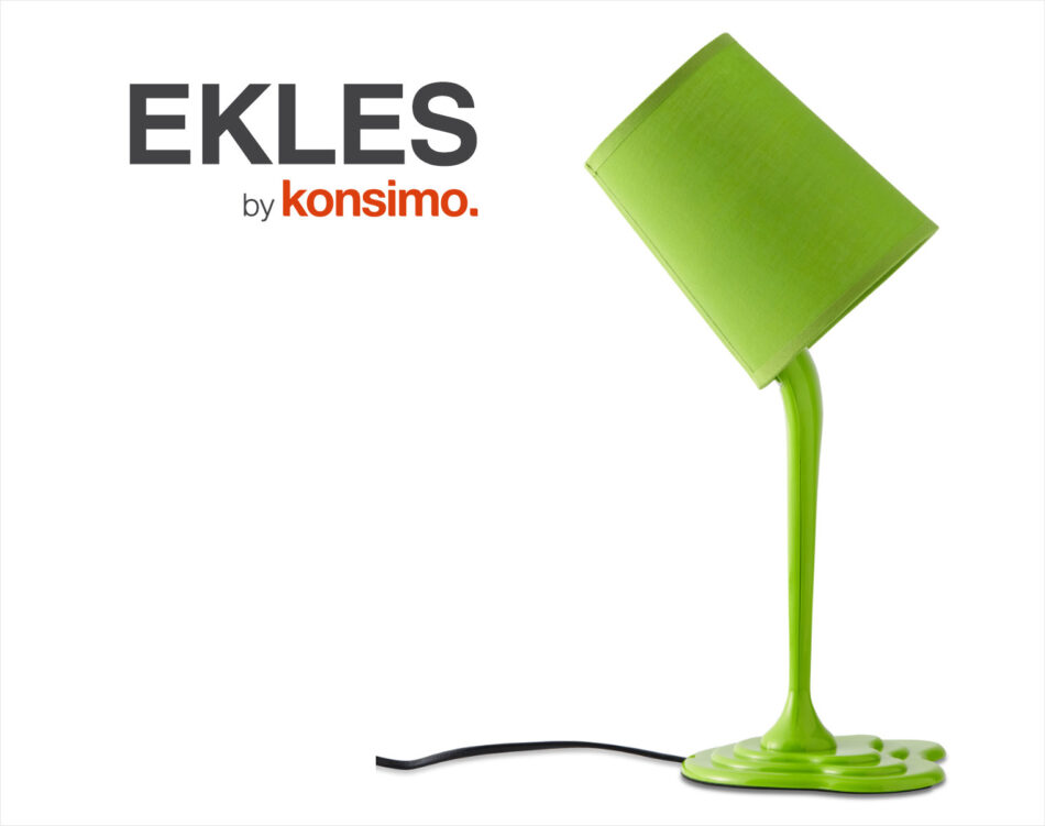 EKLES Lampa stołowa zielony - zdjęcie 6
