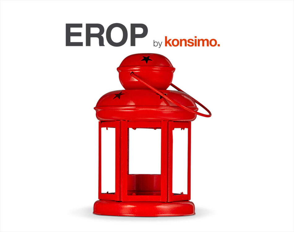 EROP Lampion czerwony - zdjęcie 2