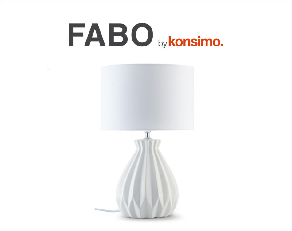 FABO Lampa stołowa biały - zdjęcie 6
