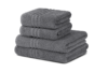 MANTEL Komplet ręczników średnich 4 szt. szary - zdjęcie 3