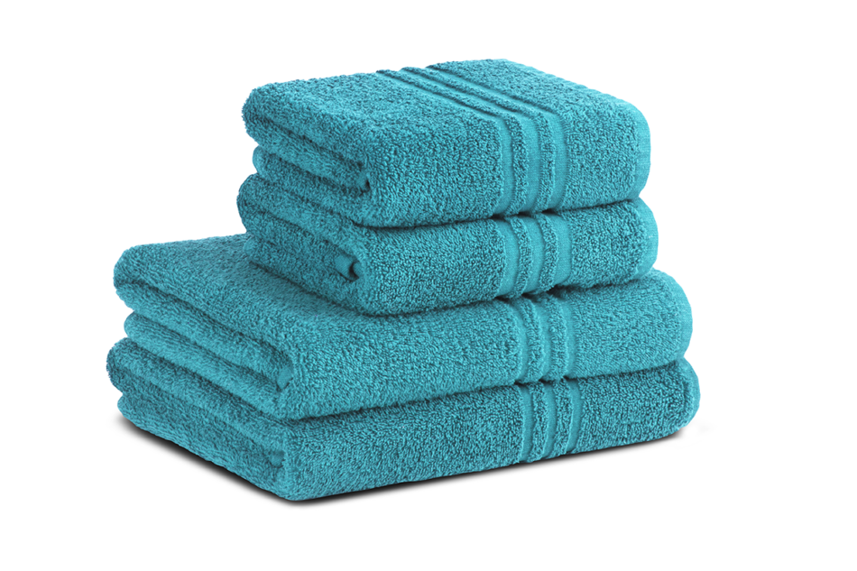 MANTEL Komplet ręczników średnich 4 szt. turkusowy - zdjęcie 2