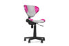 LIDRIS Krzesło obrotowe szary/różowy - zdjęcie 1