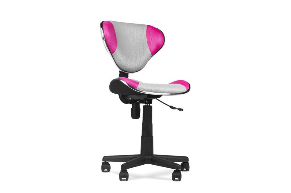 LIDRIS Krzesło obrotowe szary/różowy - zdjęcie 0