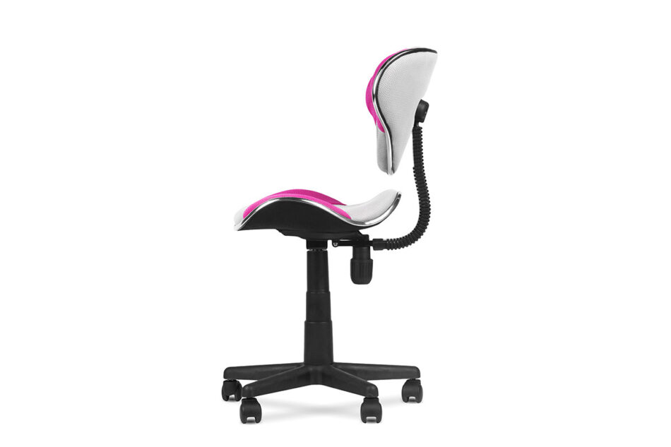LIDRIS Krzesło obrotowe szary/różowy - zdjęcie 2