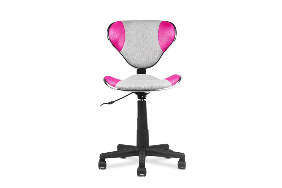 LIDRIS Krzesło obrotowe szary/różowy - zdjęcie 1