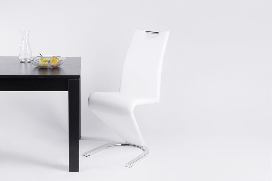 IGUS Krzesło z wygiętym stelażem białe biały - zdjęcie 1