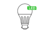 Oświetlenie LED do witryny i komody z witryną niebieskie