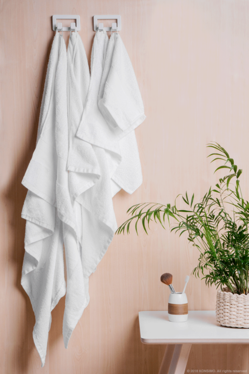 LENTE Ręcznik biały - zdjęcie 8