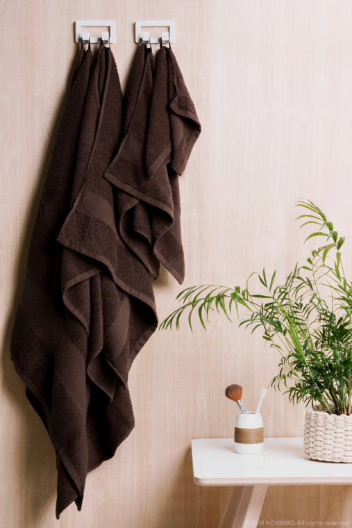 LENTE Ręcznik brązowy - zdjęcie 6