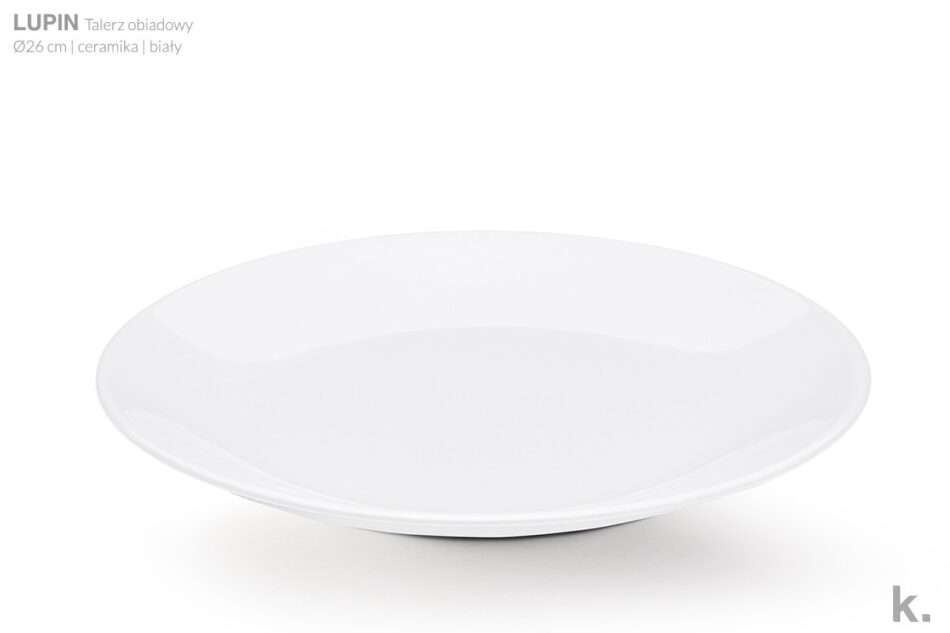 LUPIN Zestaw obiadowy dla 12 osób biały biały - zdjęcie 3