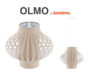 OLMO Lampa wisząca biały/beżowy - zdjęcie 3