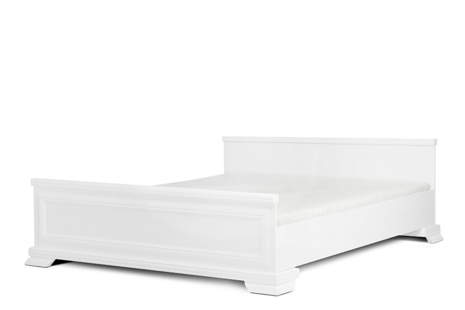 IMPERIO Białe łóżko do sypialni 160x200 biały - zdjęcie 0